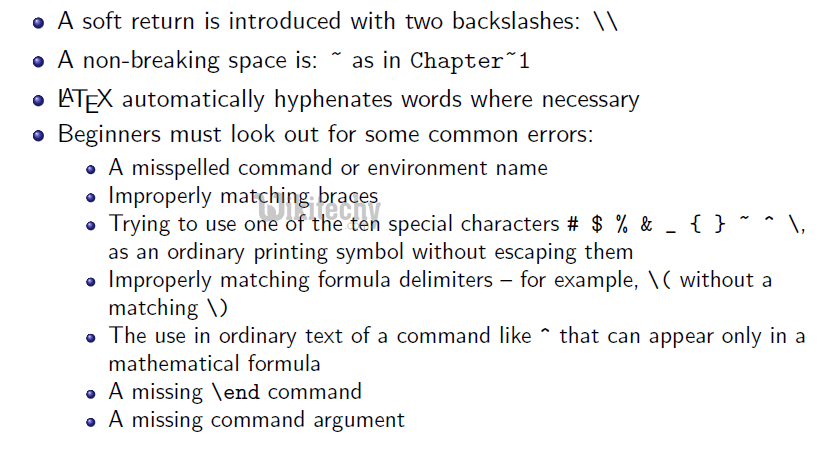 learn latex - latex tutorial - latex online - latex example programs